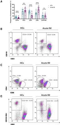 Characteristics of immunological events in Epstein-Barr virus infection in children with infectious mononucleosis